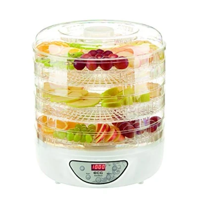 Imagen de ECG SO 570 Secador de Frutas, plástico, Color Blanco Transparente