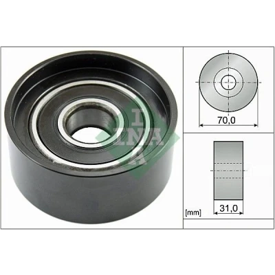 Imagen de INA 532 0588 10 Rodillo Guia HONDA: Accord 7 Limousine, CR V 3, Tourer