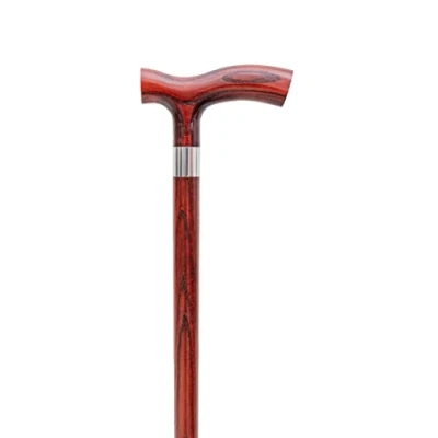 Imagen de Dr. Watson Bastón de Madera Hecho a Mano, diseño clásico con Mango Fritz (Caoba)