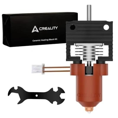 Imagen de kit de actualización hotend oficial Creality K1/K1 Max/K1C, bloque calentamiento cerámica la serie K1, compatible con altas temperaturas 300 C, alta velocidad 600 mm/s