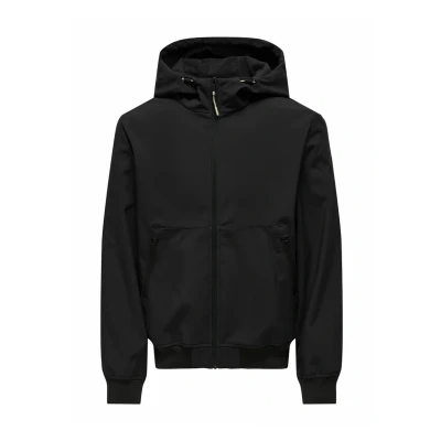 Imagen de Only &amp; Sons Onsbowie Chaqueta de entretiempo, Hombre, Talla: Large, Black