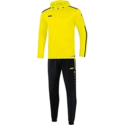Imagen de JAKO Chándal infantil Striker 2.0 con capucha, poliéster, amarillo neón/negro, 128