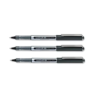 Imagen de 3X Uni Ball Ojo UB150 Bolígrafos Micro 0.5mm Punta 0.3mm Linea Negra Tinta