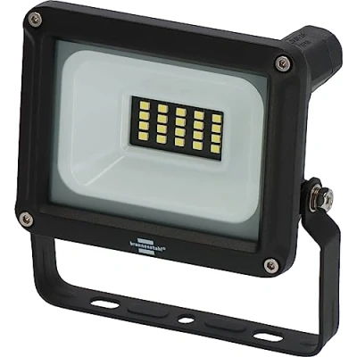 Imagen de Brennenstuhl Nuevo 2024 Foco, 1150 LM, 10 W, Foco JARO 1060 / luz 10W (lámpara Exteriores para Montaje en Pared, proyector LED 1150lm de Aluminio, IP65), Black
