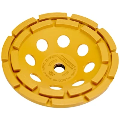 Imagen de DEWALT DT3796 QZ Disco de Copa 125mm, Rosca M14 doble, Segmentos diamante robustos , Turbo, Herramienta Pulido Rápido Adecuado para Uso Profesional