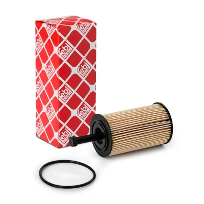 Imagen de FEBI BILSTEIN 26853 Filtro de aceite con junta anular Cartucho filtrante PEUGEOT: 106 II Hatchback, 206 307 Hatchback