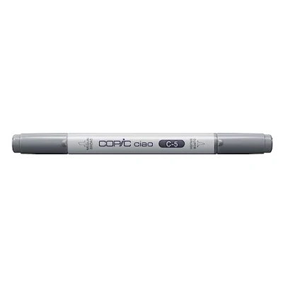 Imagen de COPIC Ciao Marcador Gráfico de Doble Punta, Gris (Cool Gray 5), 1.4 ml