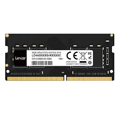Imagen de Lexar SODIMM RAM DDR4 16GB, 3200 MHz Memoria RAM, 260 Pin SO DIMM PC , para Portátil, de alto Rendimiento, Ordenador Portátil (LD4AS016G B3200ASST)