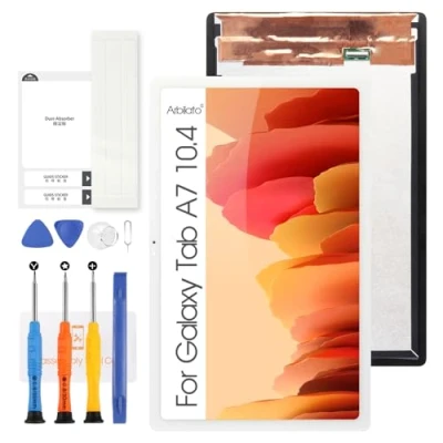 Imagen de Pantalla para Samsung Galaxy Tab A7 T500 LCD, LCD Digitalizador Táctil Montaje con Herramientas 10,4&quot; SM T505 (Blanco)