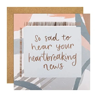 Imagen de Hallmark Tarjeta de condolencias Diseño contemporáneo basado en texto