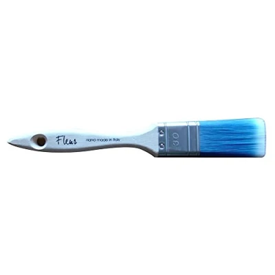 Imagen de Fleur Paint 14003 Brocha (fibra sintetica, 1,5 cm x 3 cm) color azul y blanco