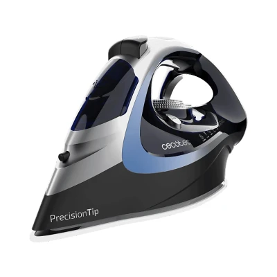 Imagen de Plancha de vapor Cecotec IronHero 3200 Vital, W, 270 g/min, 300 ml, Suela Turbo Slide, Antigoteo, Antical, PrecisionTip, Bue