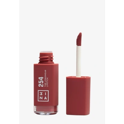 Imagen de 3INA MAKEUP The Longwear Lipstick 254 Labial Líquido Oscuro de Larga Duración con Acido Hialurónico para Hidratar los Labios Barra Matte Alta Pigmentación Vegan Cruelty Free