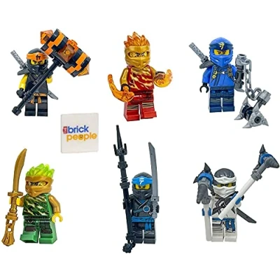 Imagen de LEGO Ninjago Forbidden Spinjitzu Combo Pack (con Weapons) Lloyd Zane Jay NYA Cole Kai
