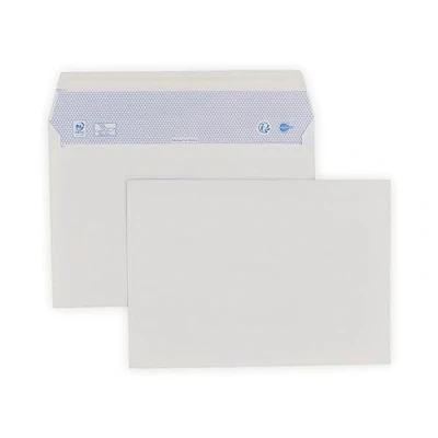 Imagen de Envoltura 50 A5 electrónico C5 papel blanco tamaño 90g 162 x 229 mm sobre con cierre de cinta adhesiva