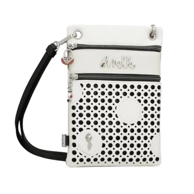 Imagen de Anekke Mini Bandolera 2 Compartimentos Alma Diseño Práctico y Versátil Asa Ajustable Función Riñonera Medidas: 15x23x2 cm Complementos Mujer