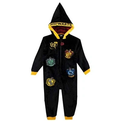 Imagen de Harry Potter Pijama Entera para niños Negro 12 13 Años