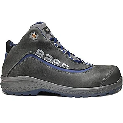 Imagen de BASE, Be Joy Top, bota de seguridad, Classic Plus, color gris y azul, S3 SRC, talla 43