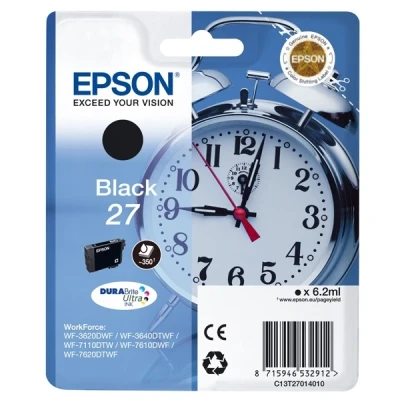 Imagen de Cartucho De Tinta Negro Epson 27 C13t27014012
