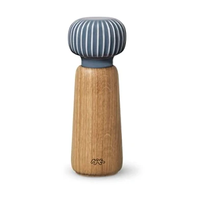 Imagen de Kähler Mill H18 cm Hammershøi práctico molinillo de especias diseño danés, gris antracita