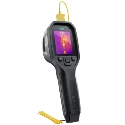Imagen de FLIR TG268 Thermal Imaging Camera with Spot IR Super Resolution (320 x 240) and Bullseye Laser: Commercial Grade Infrared for Building Inspection, HVAC Electrical
