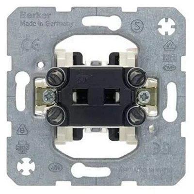 Imagen de Berker 5031 pulsador unipolar 10a 250v na Ref. 6510010001