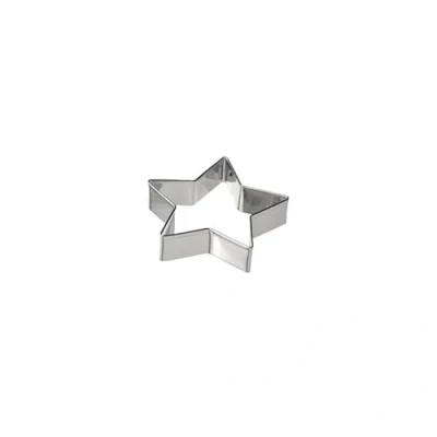 Imagen de GOOD STUFF Juego de 3 moldes para galletas acero con forma estrella en tamaños diferentes.