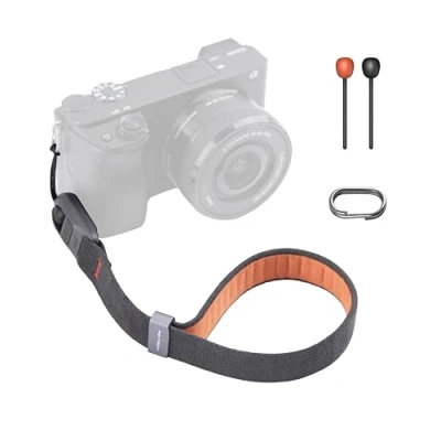Imagen de PGYTECH correa de muñeca para cámara, mano ajustable liberación rápida, Gris Profunda, Talla única