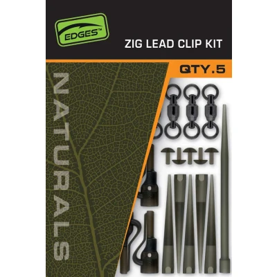 Imagen de Fox Naturals Zig Kit Clip de Plomo (5 piezas) Material pequeño pesca