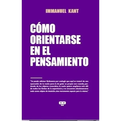 Imagen de Cómo orientarse en el pensamiento (QUADRATA)