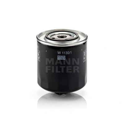 Imagen de MANN FILTER W 1130/1 Filtro de aceite 3/4 16 UNF con válvula bloqueo retorno enroscable VOLKSWAGEN: Transporter 4 Bus,