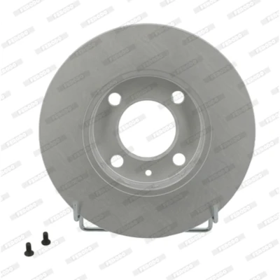 Imagen de FERODO PREMIER Coat+ disc DDF812C Disco de freno 239 18 4 ventilado revestido con tornillos VOLKSWAGEN: Polo III Hatchback, Lupo / 3L