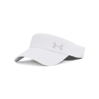 Imagen de Under Armour M Iso chill Launch Visor Visera solar para hombre, gorra de golf o correr con detalles reflectantes, color blanco/blanco/reflectante