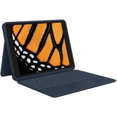 Imagen de Funda Para Teclado Logitech Rugged Combo 3 Touch Ipad 7.a, 8.a Y 9.a Generaciones Azerty