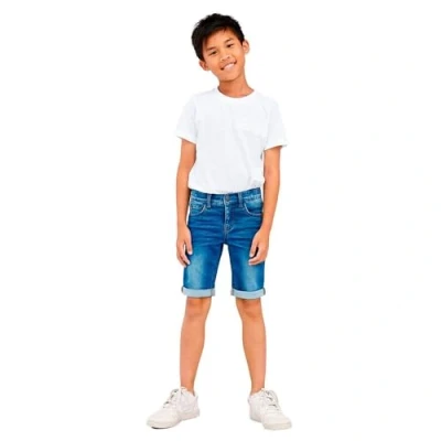 Imagen de Name it Nkmtheo Shorts vaqueros para niños, Talla: 92, Medium blue denim