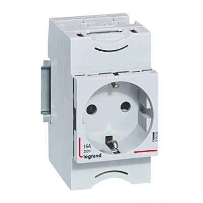 Imagen de Enchufe Schuko 2P+TT 16A para carril Din LEGRAND 004285