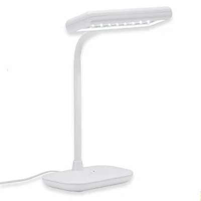 Imagen de Briloner Leuchten Lámpara LED de escritorio (6500 K, 800 lúmenes, cuello giratorio y orientable, 7,5 W), color blanco