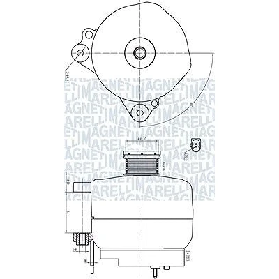 Imagen de MAGNETI MARELLI 063732190010 Alternador 14V 140A VOLKSWAGEN: Passat B6 Berlina, Golf Plus / Crossgolf, B7 Variant, AUDI: A3 Hatchback
