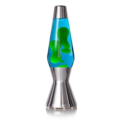 Imagen de Mathmos lámpara de lava verde y azul la Astro original