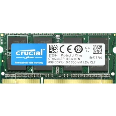 Imagen de Crucial RAM CT102464BF160B 8 GB DDR3L1600 MHz CL11 Memoria Portátil