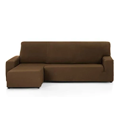 Imagen de Martina Home Tunez Funda chaise longue Brazo corto izquierdo Marrón (visto de frente)