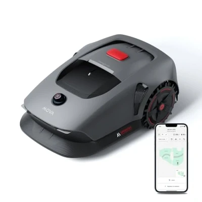 Imagen de Mova 1000 Robot Podador, Configuración Inalámbrica UltraView™ y Mapeo Preciso de hasta m², Evasión Obstáculos Inteligente, Ruedas Todoterreno Mejoradas, Corte en Forma U, Carga Rápid