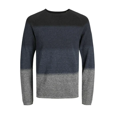 Imagen de Jack &amp; Jones Jjehill CREW NECK Jersey de punto Navy blazer gradient, Hombre, Talla: Small, gradient