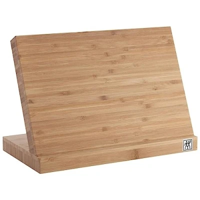 Imagen de ZWILLING Bloque magnético para sets de cuchillos completos, Bambú, 16,5 x 30 20,8 cm
