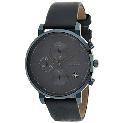 Imagen de BOSS Reloj Cronógrafo para Hombre de Cuarzo con Correa en Cuero 1513778