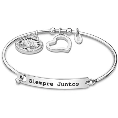 Imagen de LOTUS STYLE Pulsera LS2017 2/2 Millennial Acero inoxidable 316l Corazón 61.00 mm Mujer