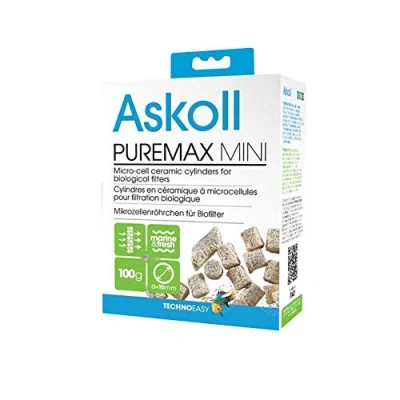 Imagen de ASKOLL AC350006 Cannolicchi Pure Max Mini 100g en bolsa transparente
