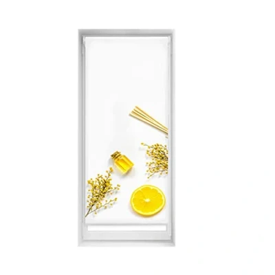 Imagen de Blindecor Easy estores opacos sin taladrar Estampados Estor Blackout Estampado Digital, Citron, 60 x 150 cm (Ancho por Alto). Tamaño de la Tela 57 145 cm. Persianas enrollables térmicas