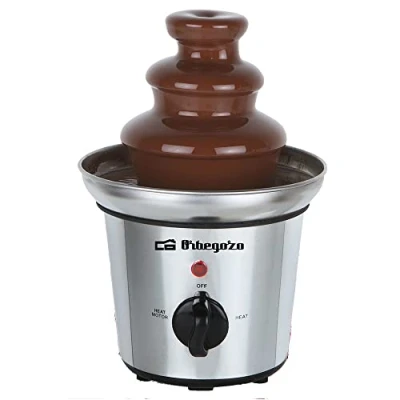 Imagen de Orbegozo FCH 4000 Fuente de chocolate, cuerpo acero inoxidable, 3 pisos, base antideslizante, 32 W