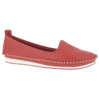Imagen de Andrea Conti 0027449 Mocasines de Cuero para Mujer, Talla:39 EU, Color:Rojo